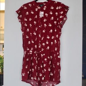 Vici Collection Red Romper NWOT